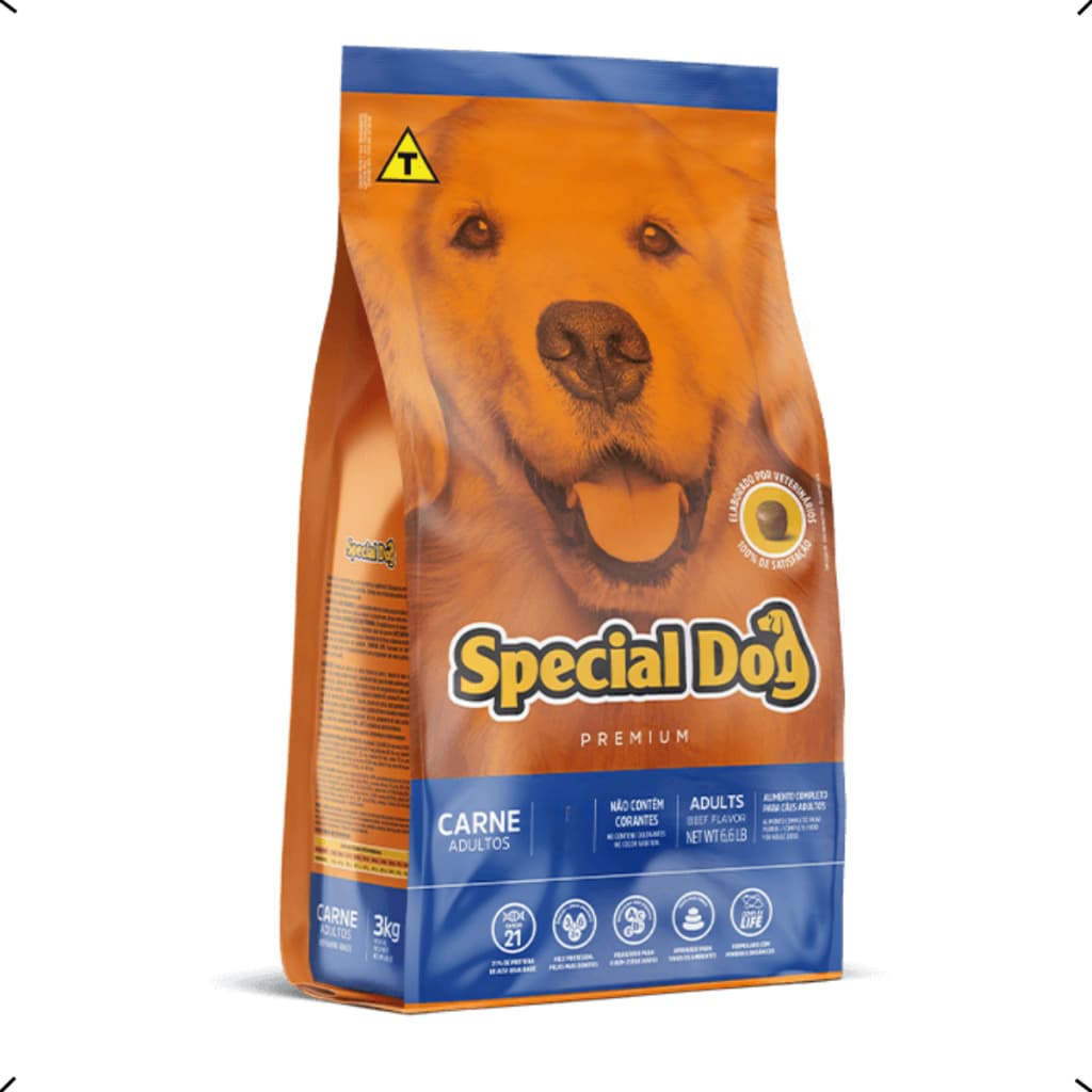 RAÇÃO SPECIAL DOG CARNE ADULTO TODAS AS RAÇAS 15KG