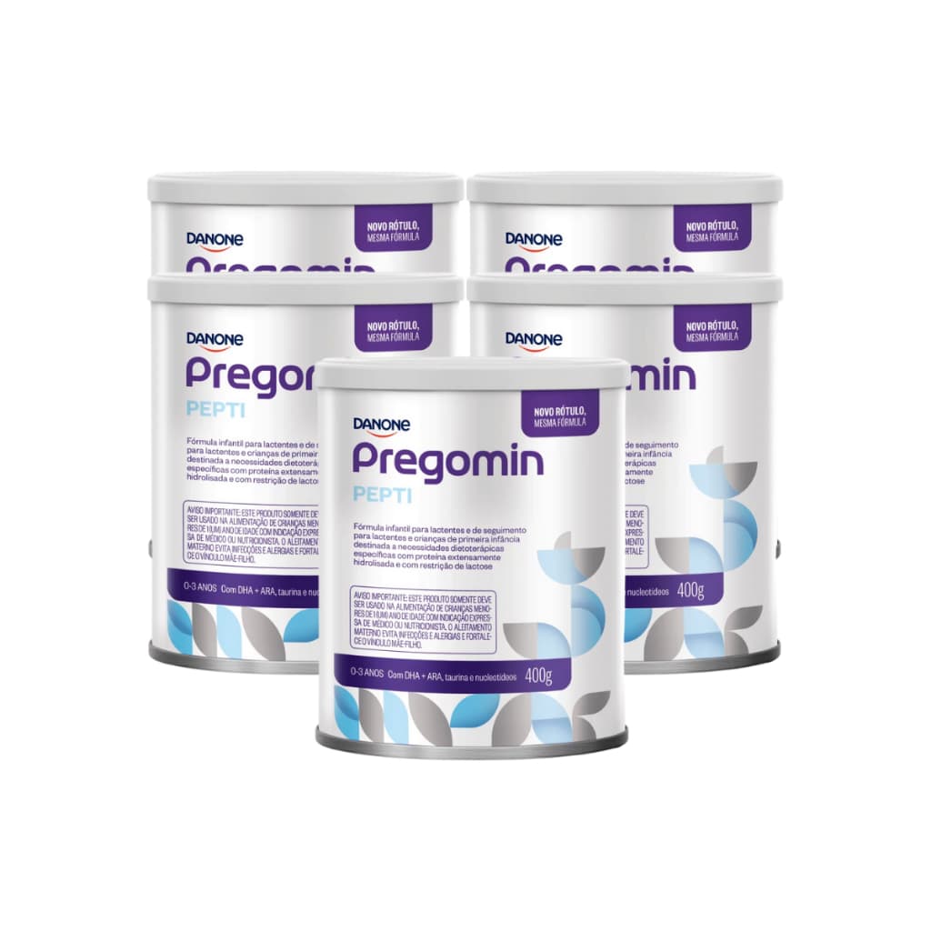 Kit com 05 Pregomin Pepti 400g - Danone