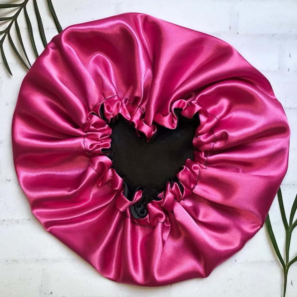 kit 3Toucas de Cetim Dupla Face Antifriz Com Regulador Ajustável Lançamento Luxo