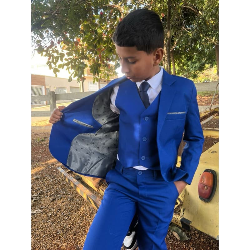 Terno infantil com colete