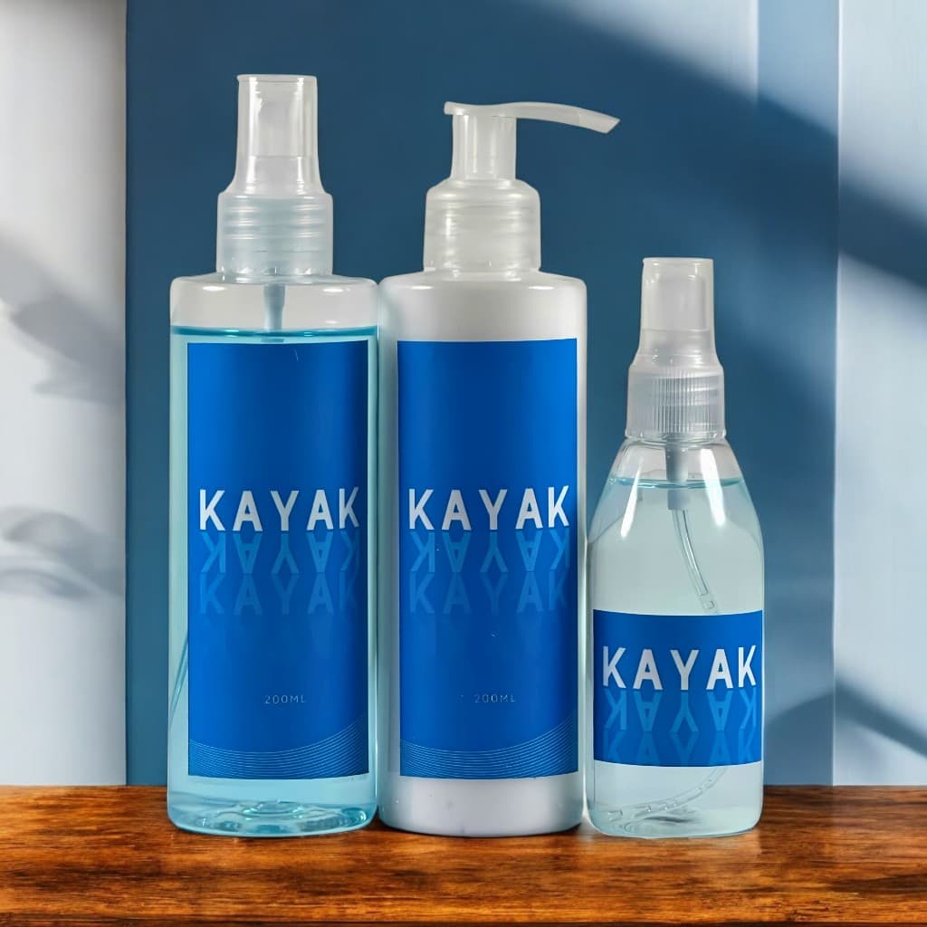 Kit Masculino Refrescante Kayak Surf - Body Splash + Creme Hidrante Corporal e Colônia.