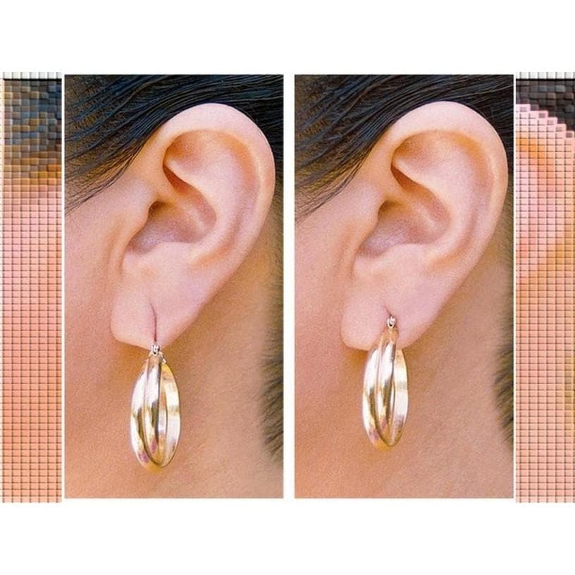 Adesivos Orelhas Rasgada Alongada Machucada Por Brincos Pesados Abertura Sustentação