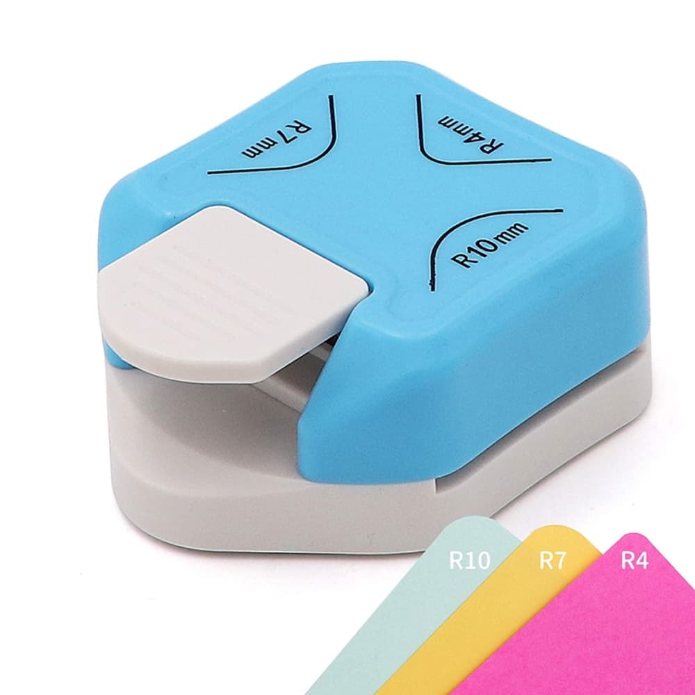 Mini Arredondador de Canto Portátil 3 em 1 Cortador de fotos Aparador De Papel