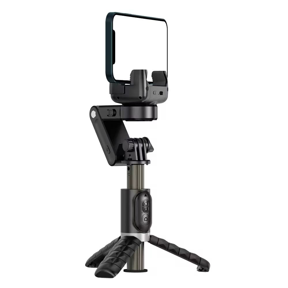 Estabilizador Gimbal Com Led Smartphone Bluetooth Tripe Selfe rotação de 360° Q18