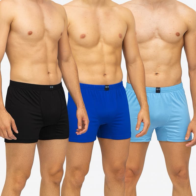 Kit de 5 e 9 cuecas Boxer microfibra promoção cueca box masculina