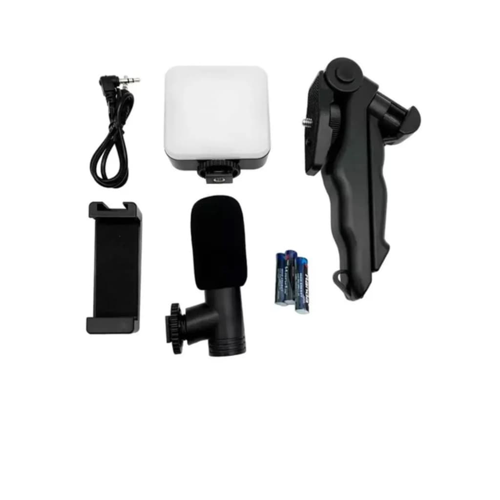 kit gravação,altaqualidade,microfonedealtaqualidade,leddealtapotencia