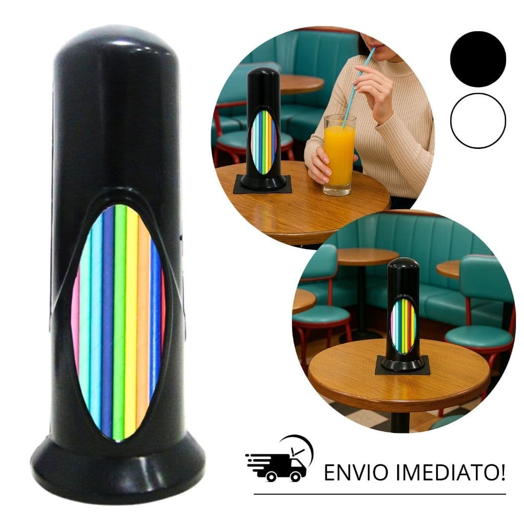 Porta Canudo Restaurantes Lanchonete Bar Prático Fácil Manuseio Resistente Neutro Ótima Qualidade