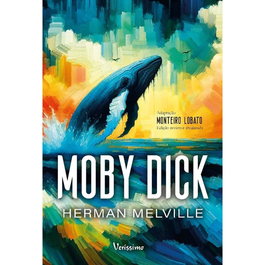 Livro Moby Dick - Herman Melville - Adaptação Monteiro Lobato Editora Verissimo