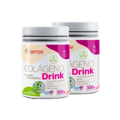 Kit 2x Colágenos Drink com Ácido Hialurônico