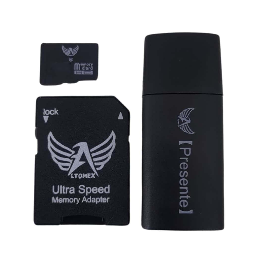 Cartão de Memória 32GB 128GB Classe 10 Altomex com Adaptador SD e USB