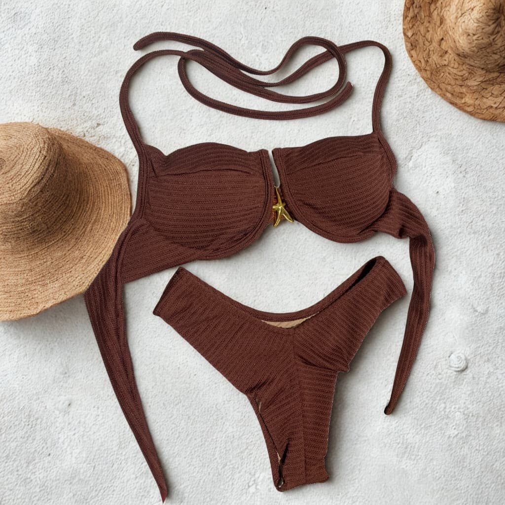 Biquíni Feminino Meia Taça tem Bojo, Aro Calcinha Asa Delta Fio Duplo moda praia lançamento verão