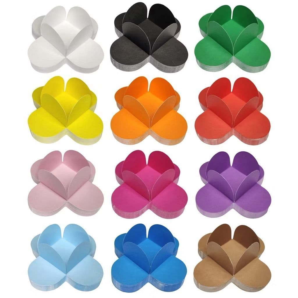 Forminhas 4 Pétalas 100 a 500 Unidades Doces Festas Aniversários Casamentos e Decorações