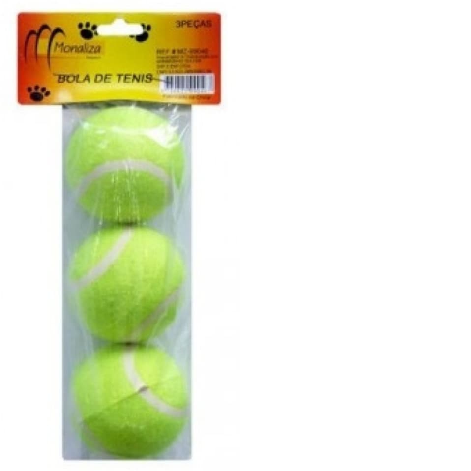 Kit C/3 Bolas De Tenis Monaliza - Pct C/3 Unidades