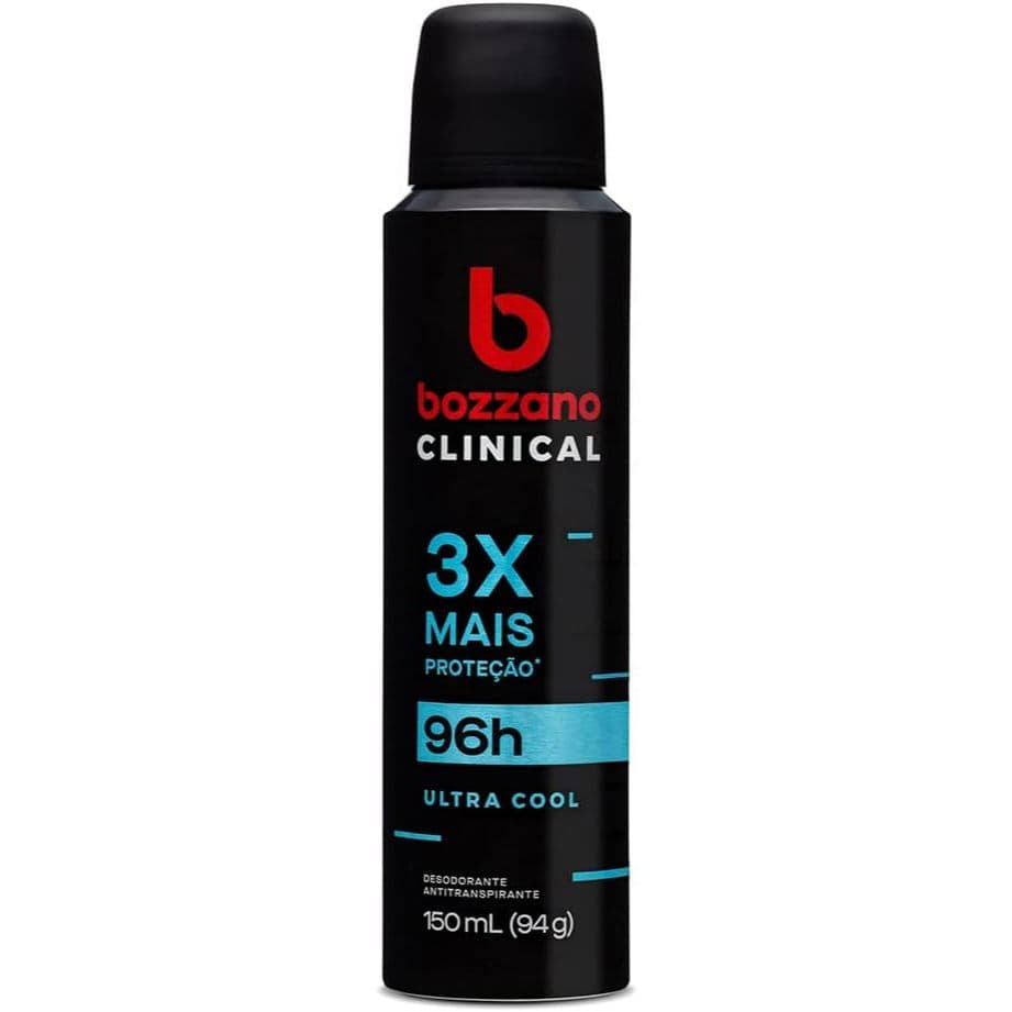 Desodorante Antitranspirante Bozzano Aerossol Clinical Ultra Cool Com 150ml