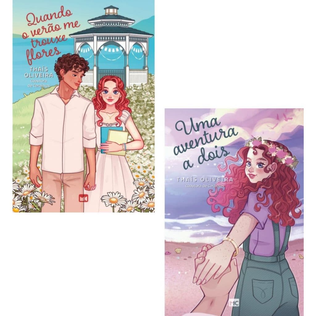 Kit 2 Livros Quando O Verão Me Trouxe Flores + Uma Aventura A Dois | Thaís Oliveira