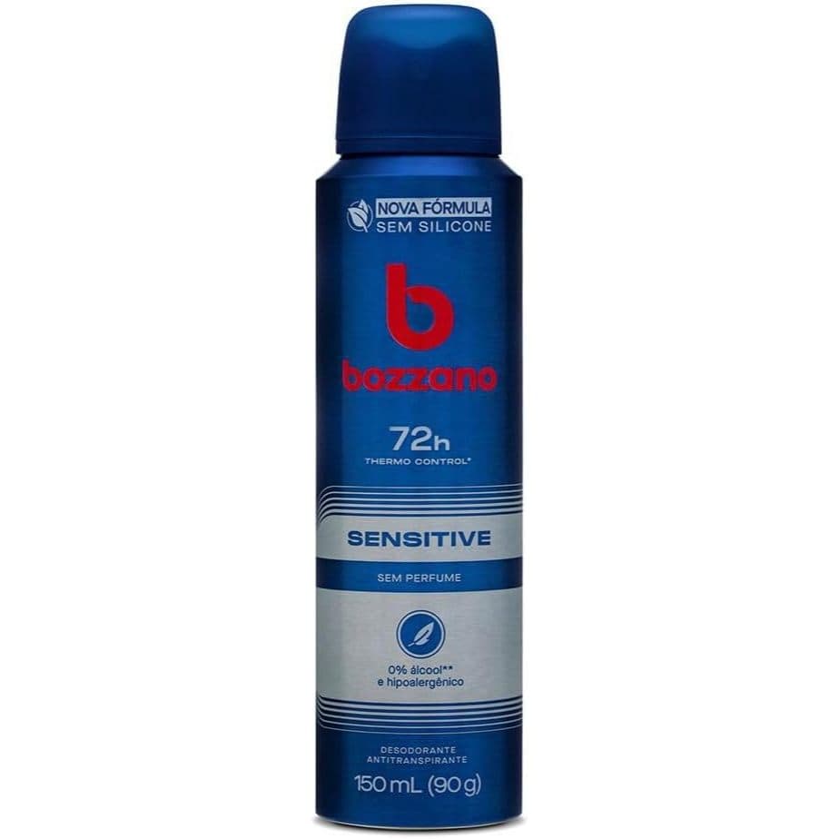 Desodorante Antitranspirante Bozzano Aerossol Sensitive Com 150ml