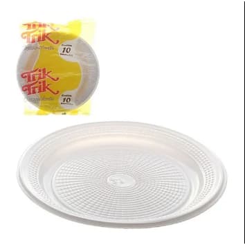 PRATOS GRANDE REFEIÇÃO20 CM KIT COM 10/20/30/40/50 E 100 UNIDADES