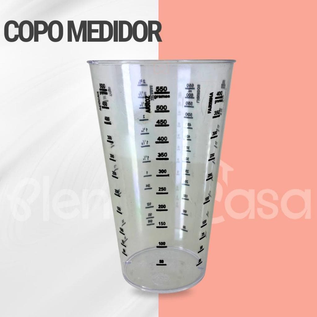 Copo Medidor de 700ml Transparente e super resistente ideal para receitas e suporta alta temperatura