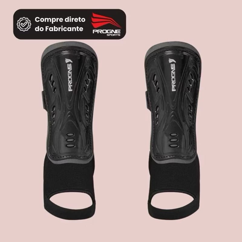 Caneleira Infantil com Tornozeleira (7 a 12 anos) – Futebol, Futsal e Society – Progne Sports