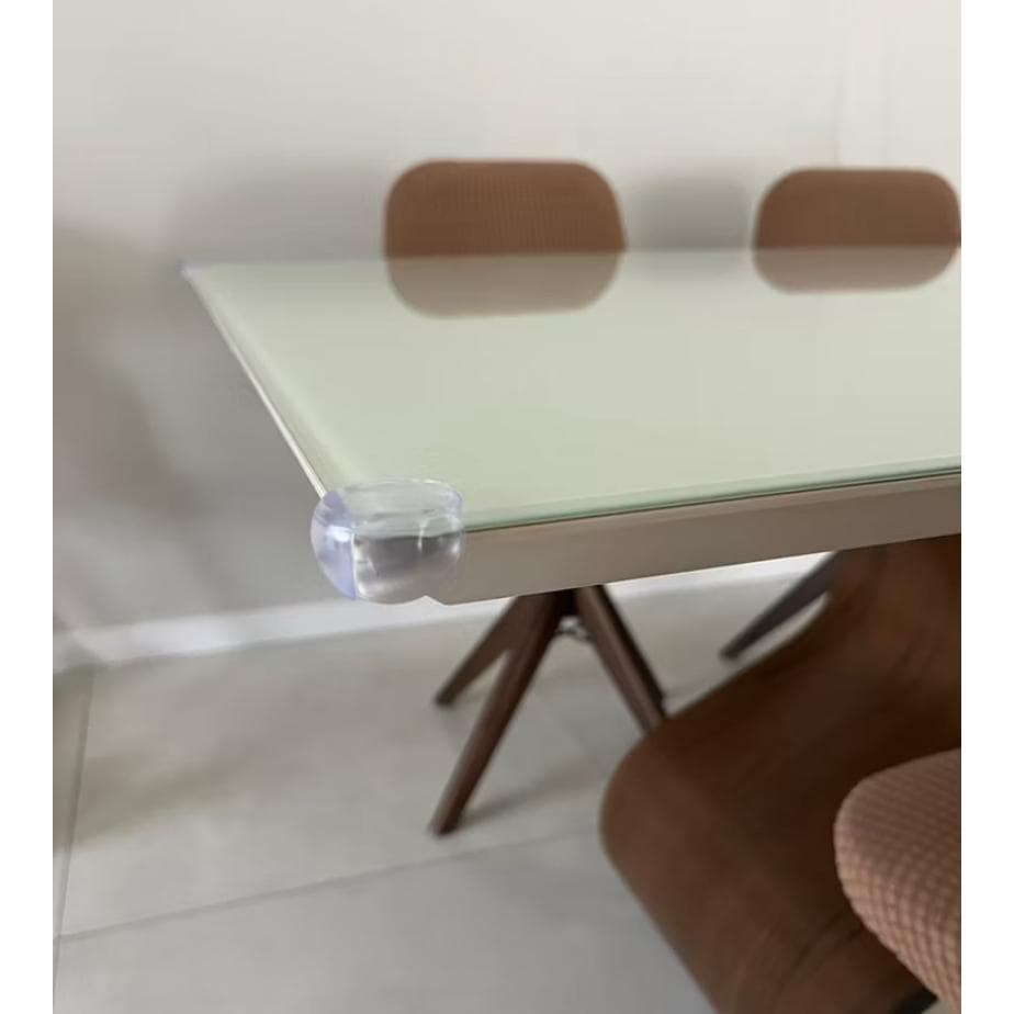 Kit 4/8/20 Protetores De Quina Silicone Redondo Para Crianças Idosos E Bebes Proteção Segurança