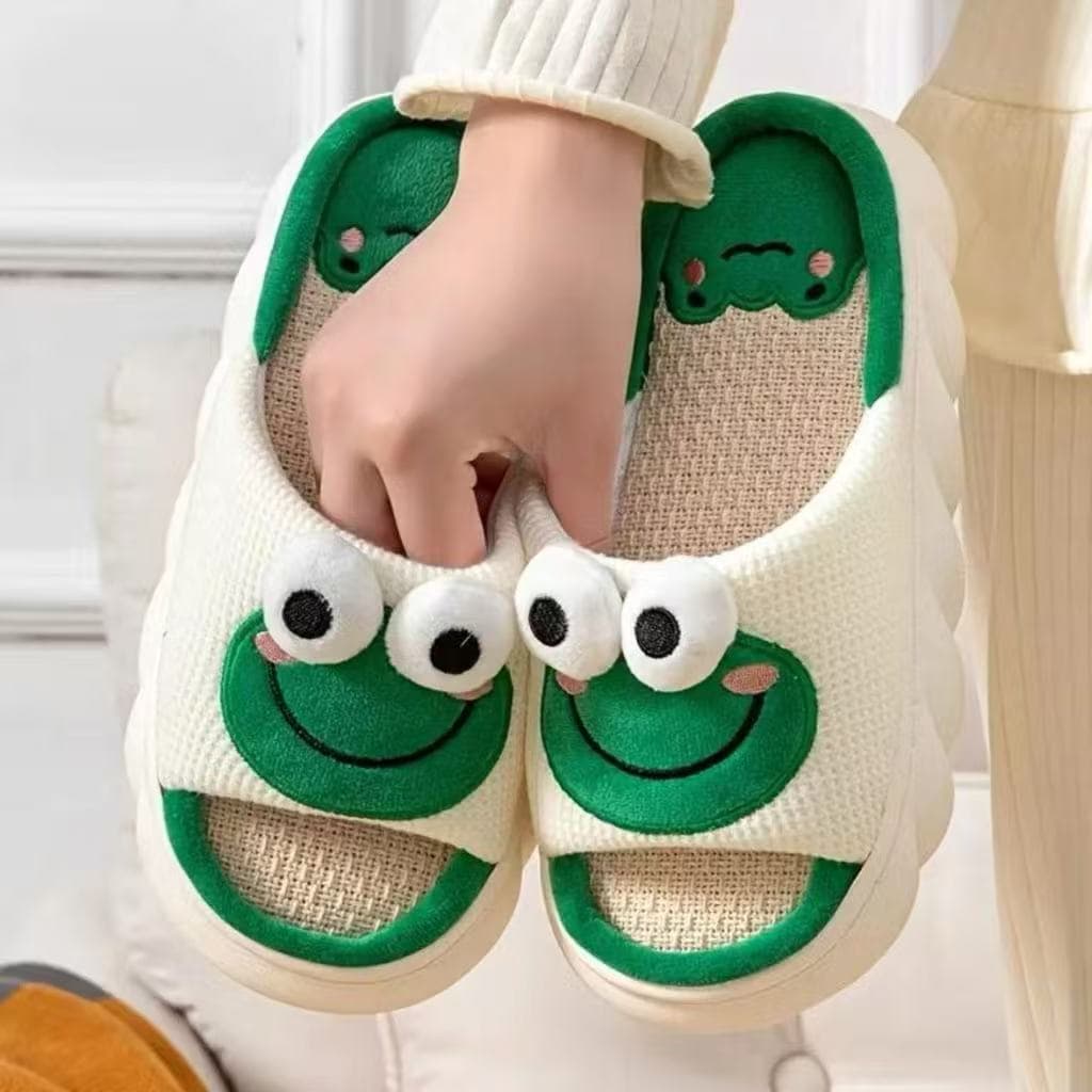 Pantufa Chinelo Femenino  Masculino  Confortável Premium Sapo  Antiderrapante Macia Super Presente Pra Familha P153S