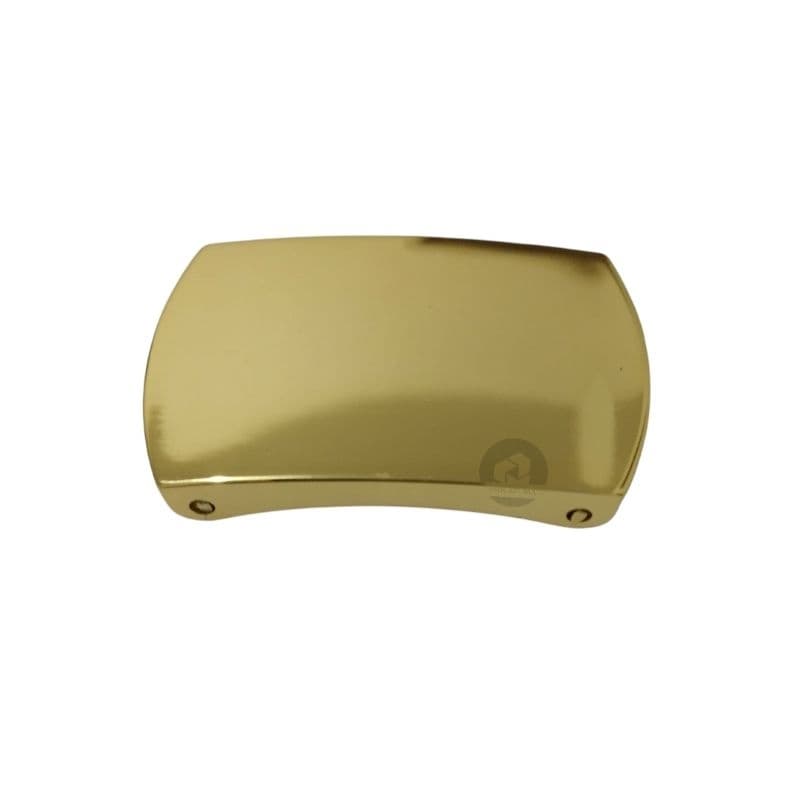 fivela dourada banhada duas garras EB MB CM