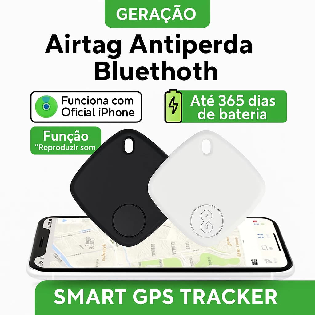 Rastreador AirTag Smart Tag MFI Localizador GPS Mala Carro Moto Pet Criança Sem Limite de Distância