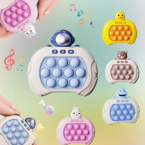 POP IT Eletrônico Com Música e Luz: Brinquedos Para As Pontas Dos Dedos  Brinquedo Portátil Anti-Stress