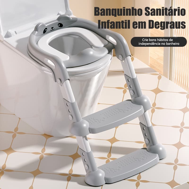 JOYA KID Assento Redutor Escadinha Infantil para Vaso Sanitário