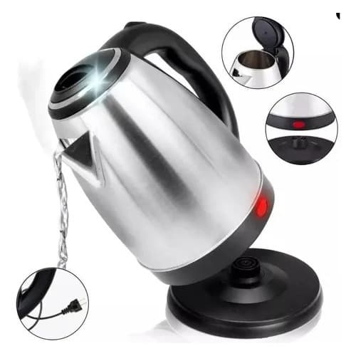 Chaleira Elétrica Automática 1,8 Litros 110v ou 220v – Base 360° e Luz Indicadora