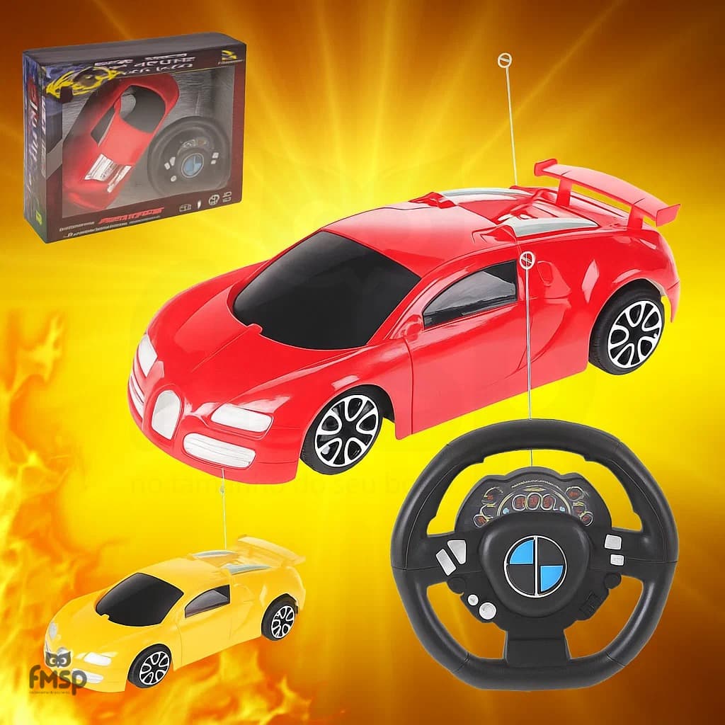 Carrinho De Controle Remoto Possante Dropt 1:20 3 Funções