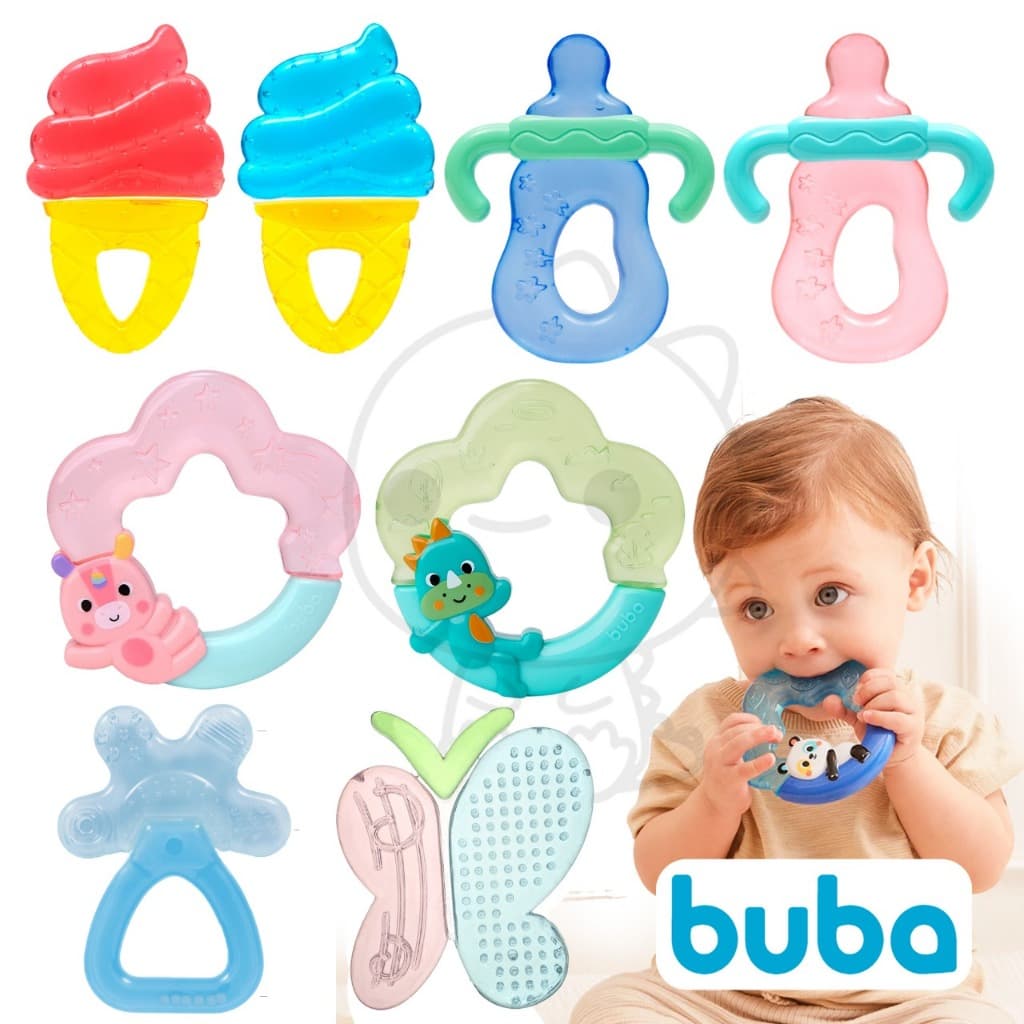 Mordedor Infantil Buba Bebê Ursinho Mordedor de água massageador dente bebe