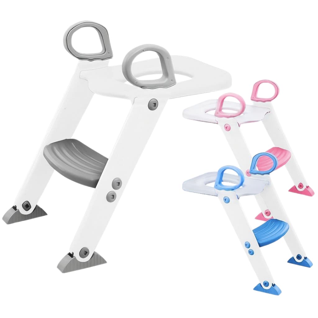 Assento Redutor Infantil com Escada para Vaso Sanitário