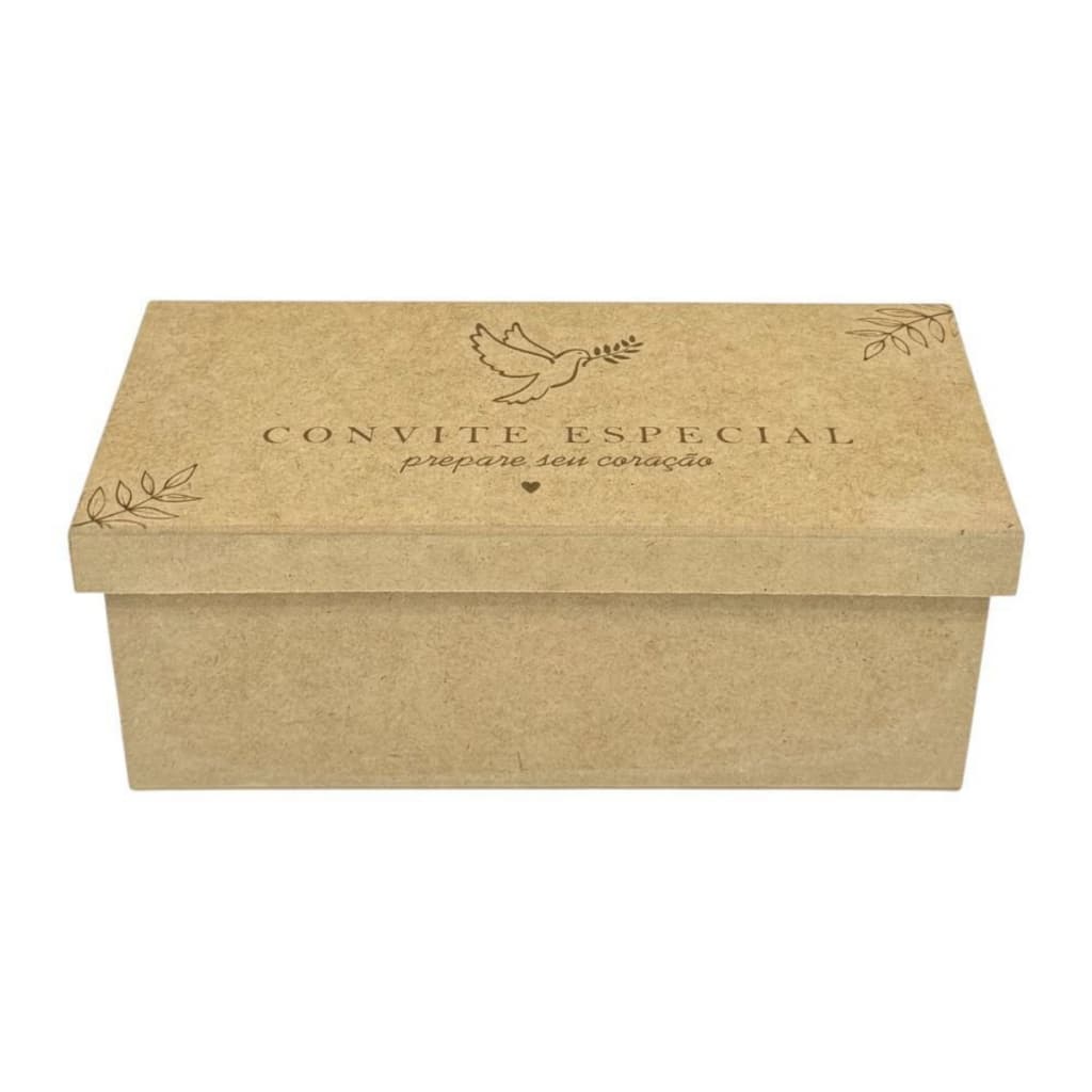 Caixa 2 Canecas Convite Padrinho Madrinha Dindo Dinda Casamento Batizado Você Foi Escolhido24x11x10