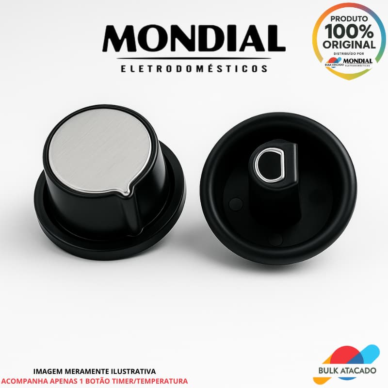 Botão Temporizador AirFryer Mondial AFN40 AFN50 AFN51 Original Reposição Peça