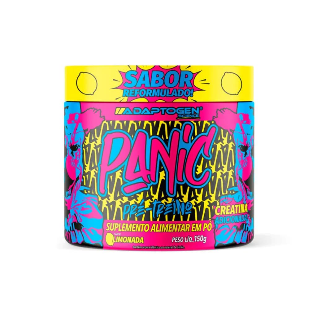 Pré treino Panic Adaptogen 150g Sabores