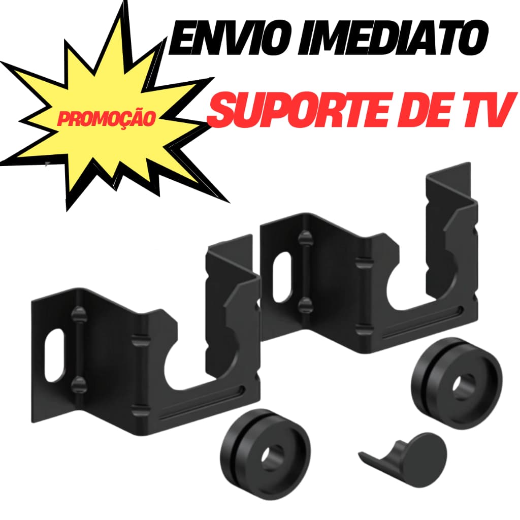 Suporte Tv Fixo Universal LED/LCD Plasma 10 24 32 43 50 55 até 85 Polegadas Parede ou Painel