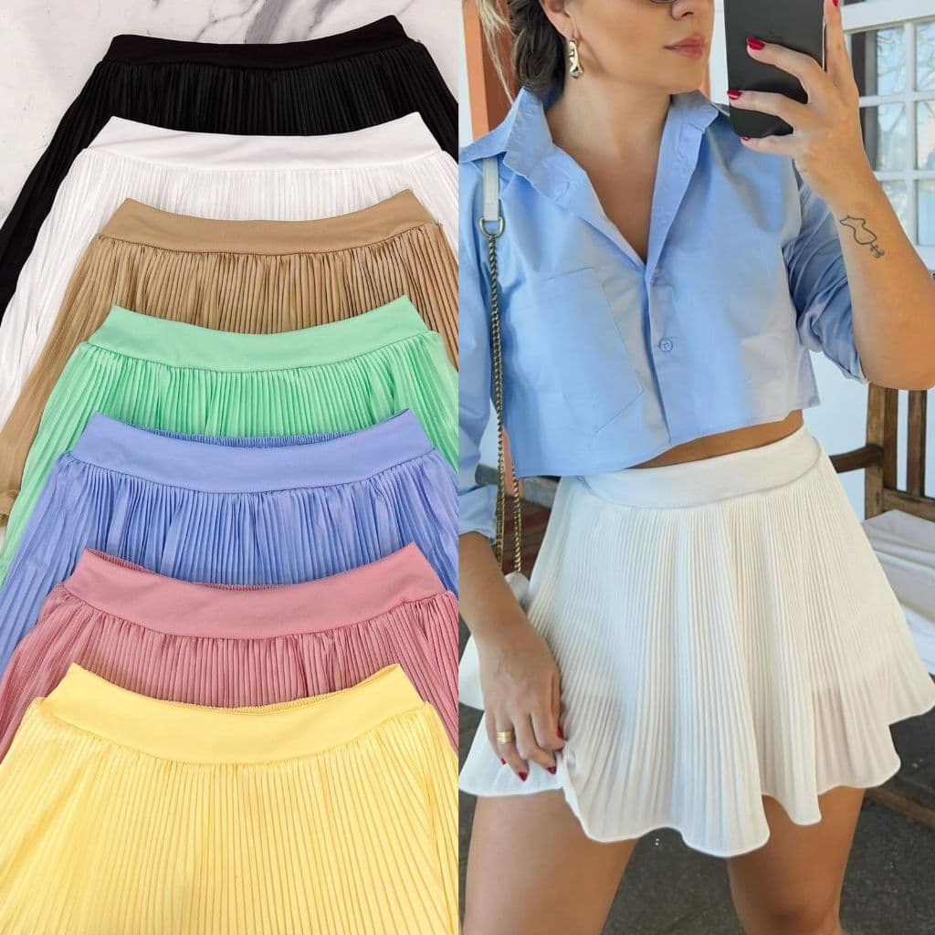 SHORT E SAIA MODA BLOGUEIRA NOVA TENDÊNCIA VERÃO 164