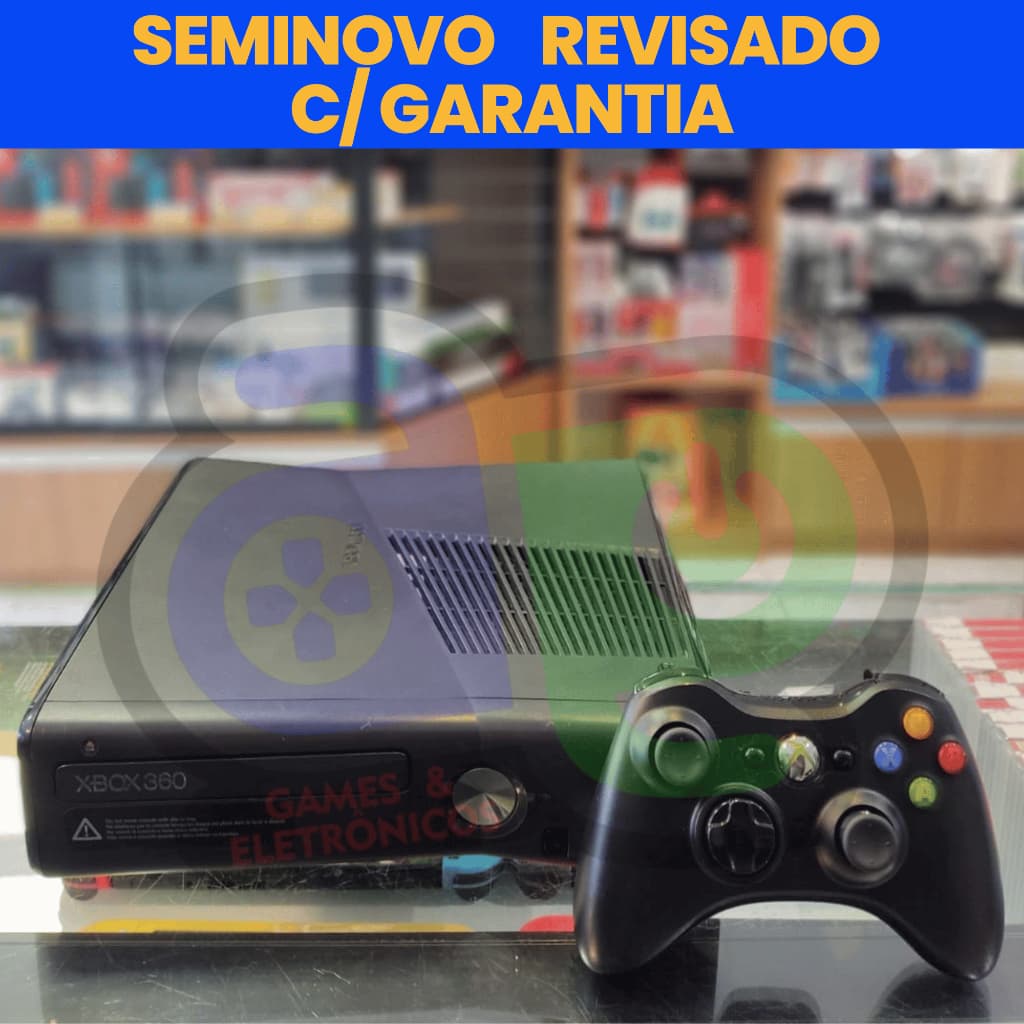 Xbox 360 Desbloqueado RGH + HD 500GB CHEIO DE JOGOS – Slim e Super Slim - Pronto para jogar