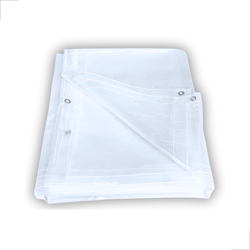 Lona Transparente 4x2 Multiuso 150 Micras Bainha/Ilhós 2x4