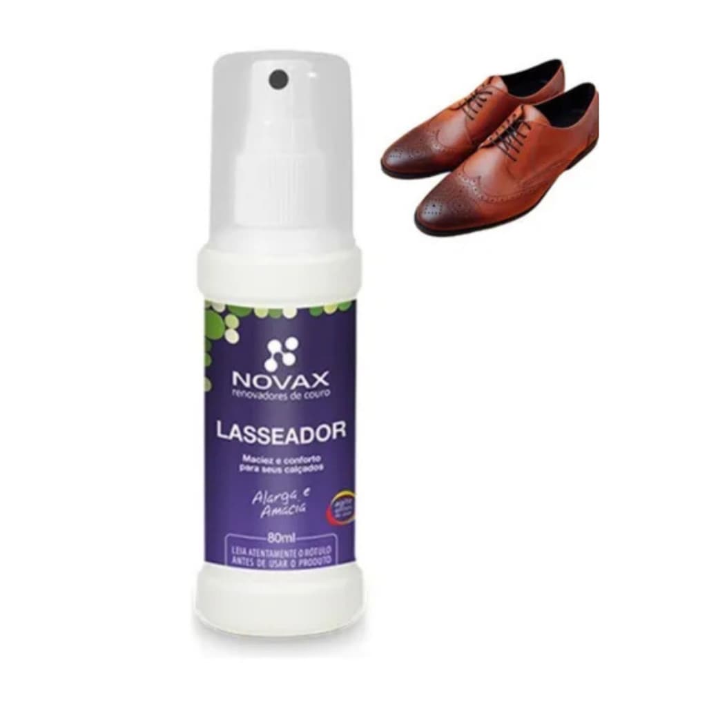 Laceador Couro Bota Sapato Amaciante Lasseador Calçados 80ml