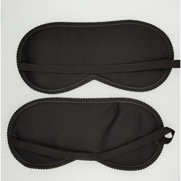 Máscara de dormir preta/máscara de bloqueio de luz