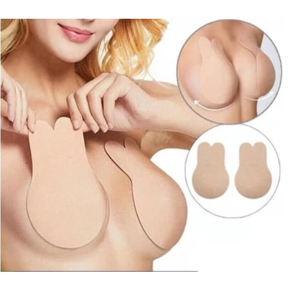 Sutiã Soutien Mágico Adesivo Levanta Seio Invisível Não Cai Bege