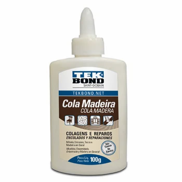 Cola Madeira Móveis Encaixes Artesanato 100g Tekbond Cor Levemente Amarelado