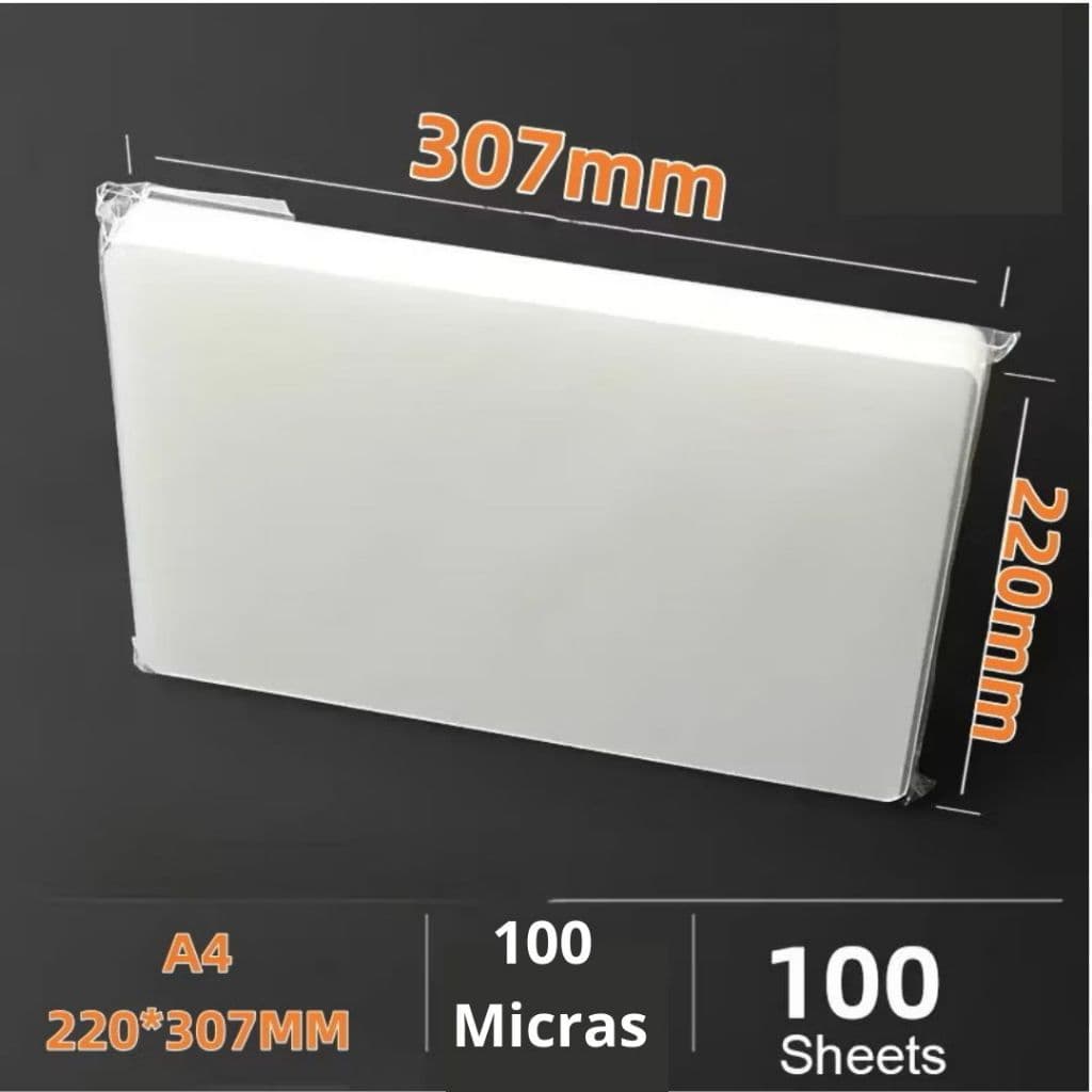 Polaseal Plástico Plastificação 100 Micras 100 Unidades A4