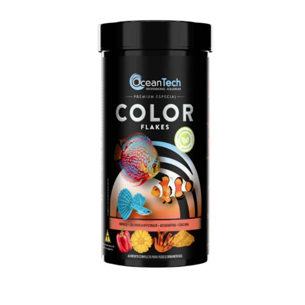 Ração Para Peixe Color Flakes 20G OCEAN TECH