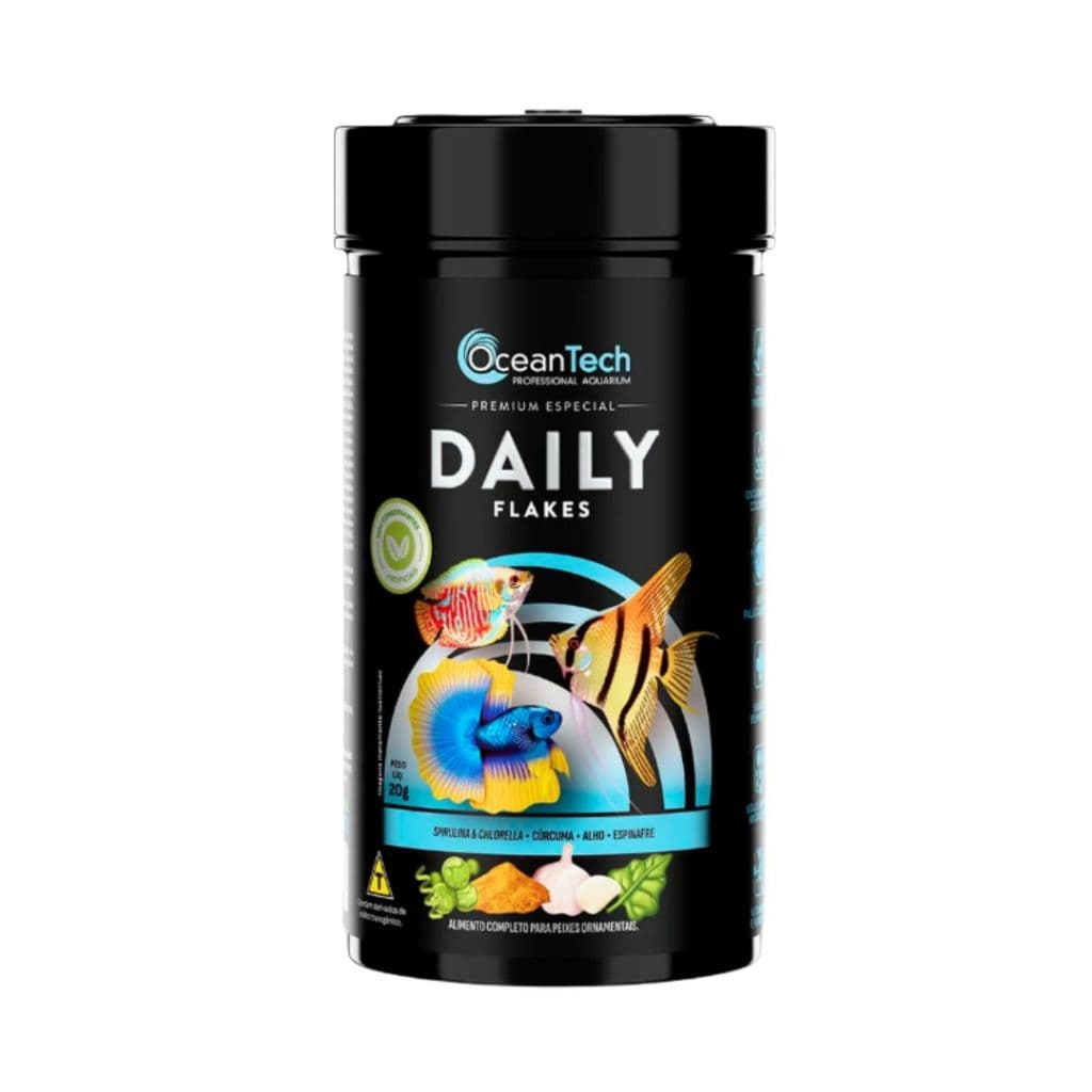 Ração Para Peixe Daily Flakes 20G OCEAN TECH