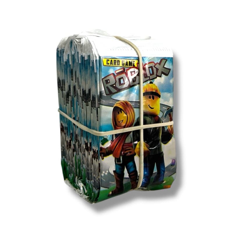 Kit 200 Cards Roblox = 50 Pacotinhos Figurinhas Coleção Bafô