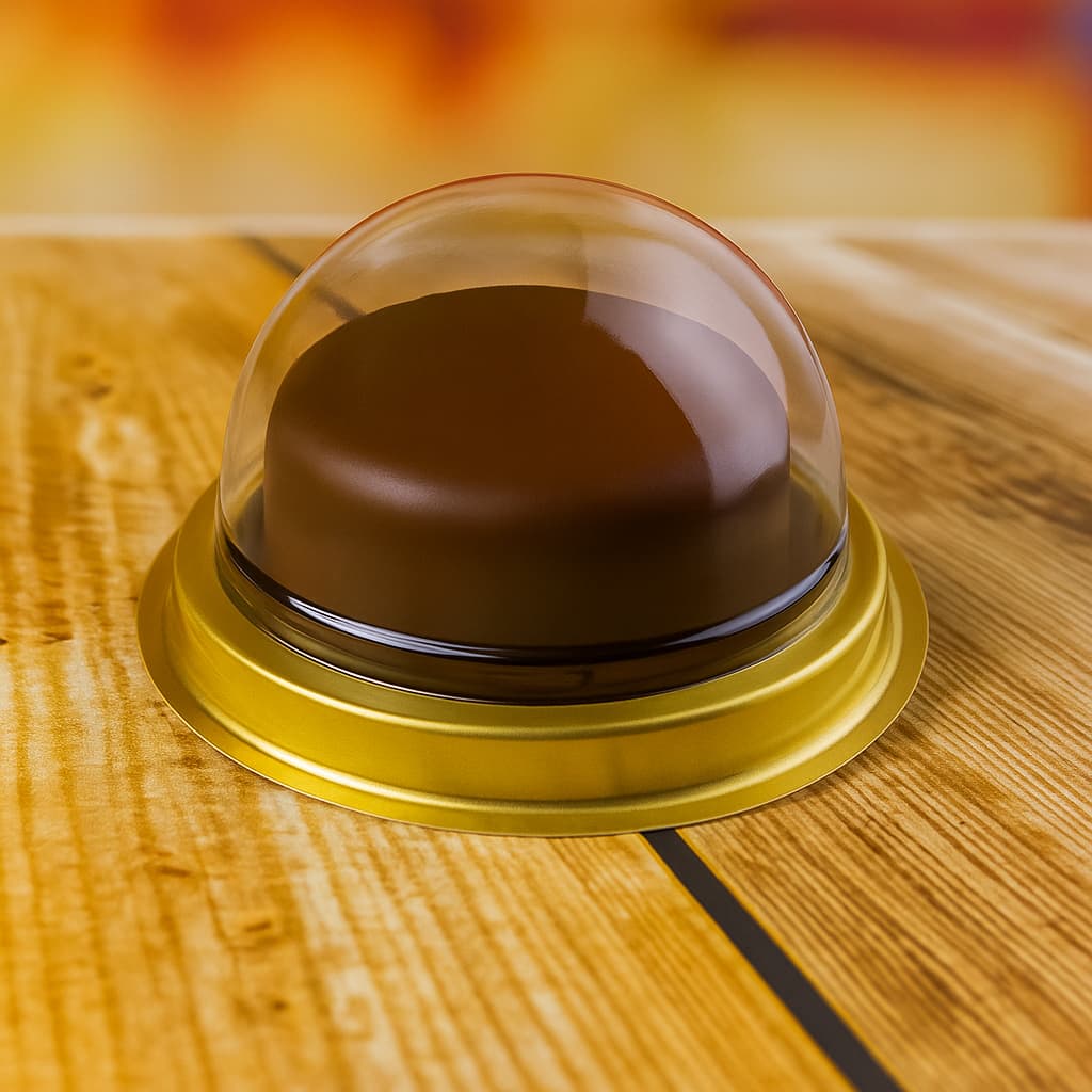 50 CAIXA PARA PÃES DE MEL, TRUFAS E ESFERAS - DOURADO BWB14220 (CHOCO)