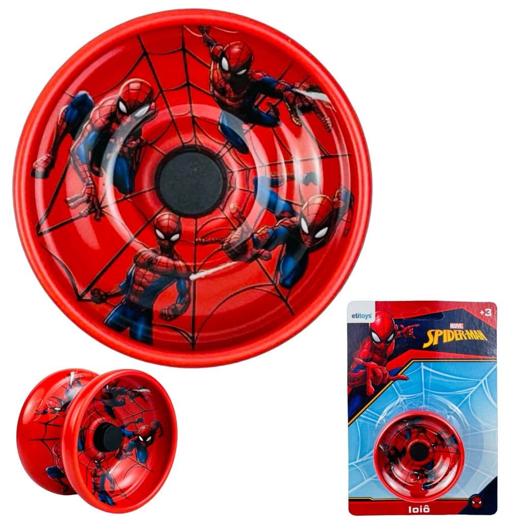 Ioiô Infantil Homem Aranha Marvel Spider Man Brinquedo Menino Diversão Presente Crianças